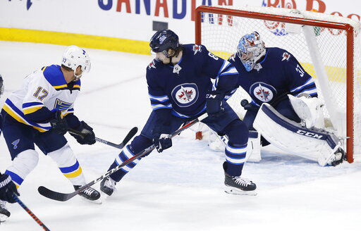 Schwartz caps Blues' rally in 3-2 win over Jets 1 in Games 5